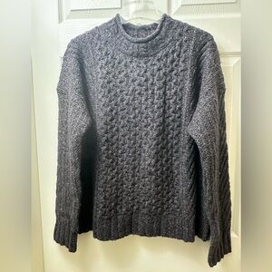 LL🍋Wool Blend Cable Knit Sweater Womens Medium